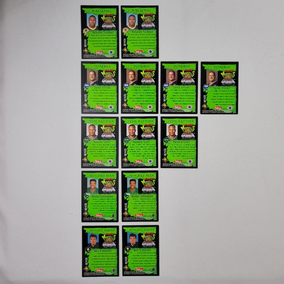 Lot Of 1994 Coca-Cola Monsters Of The Gridiron Football Trading Cards - Picture 13 of 16